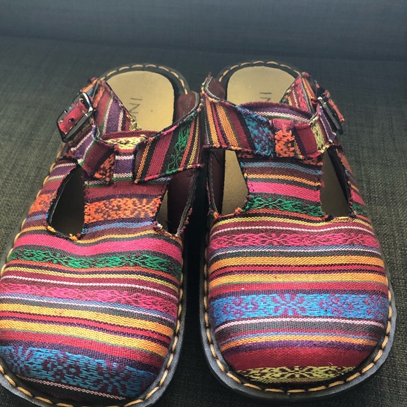 🌈🌾 Multicolored thread INGARÖ Clogs - Picture 2 of 8